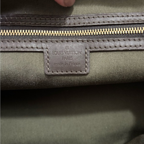 AUTHENTIC Vintage 2002 Louis Vuitton Mini Lin Josephine PM Green Monogram Bag - Picture 11 of 16